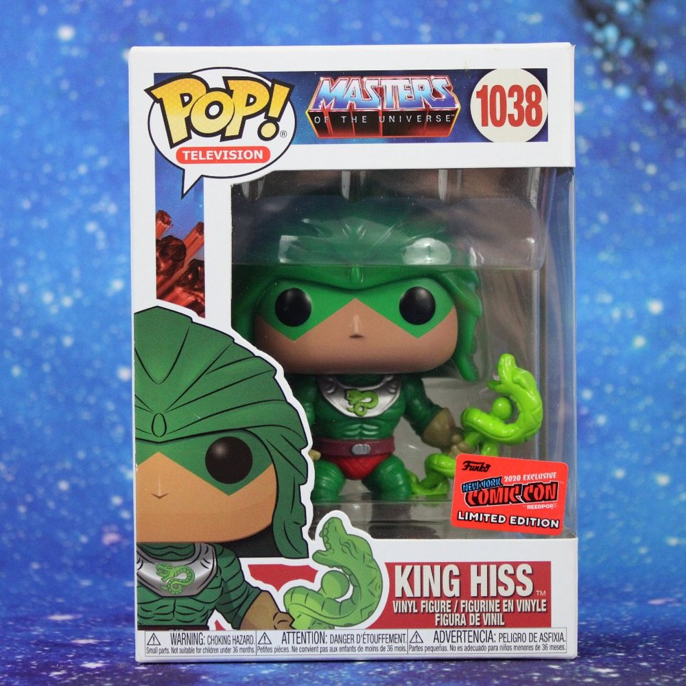 Funko Pop! Masters Of The Universe King Hiss #1038 NYCC 2020 Convention Excl